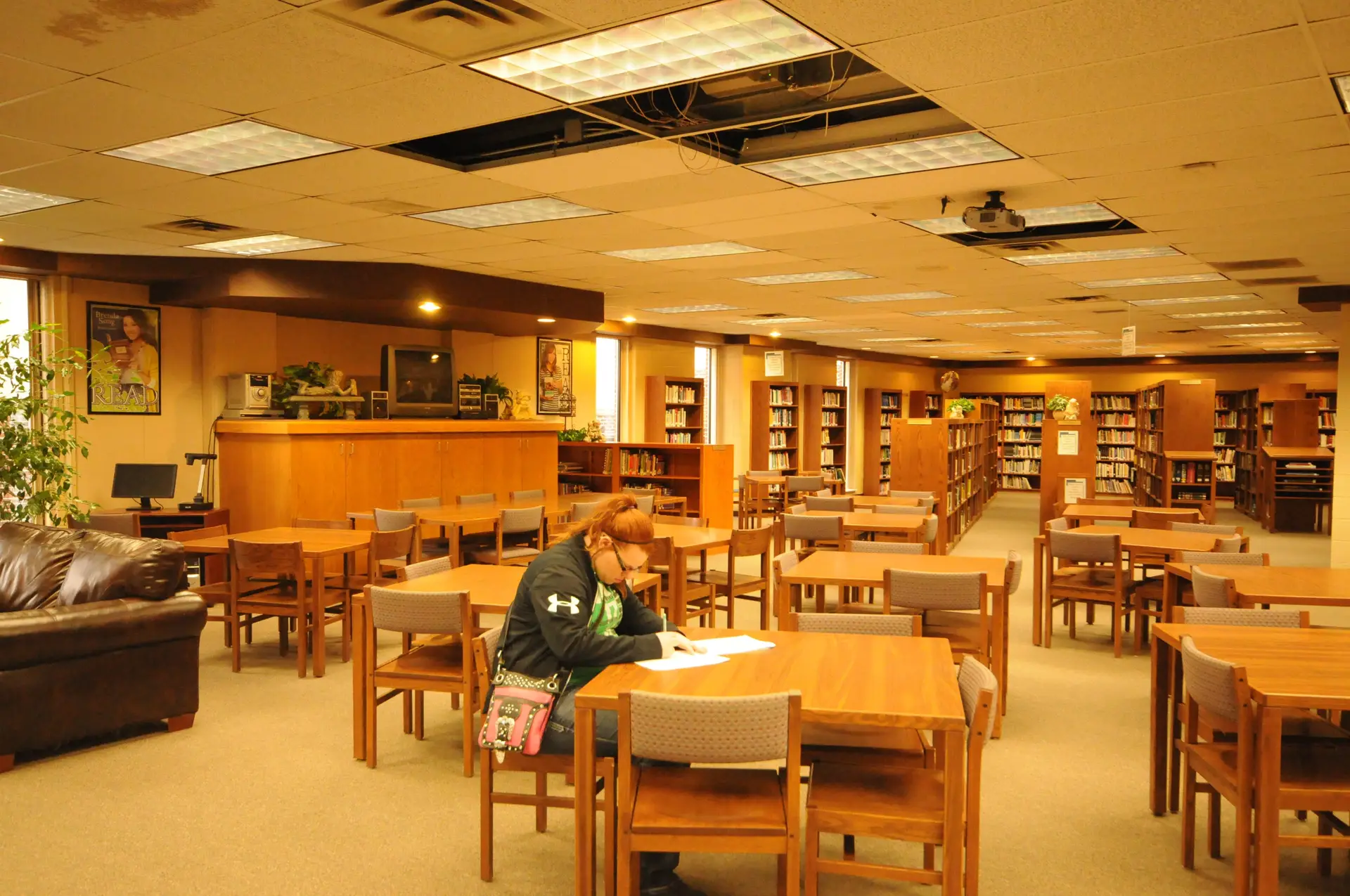 Lafayette High School library