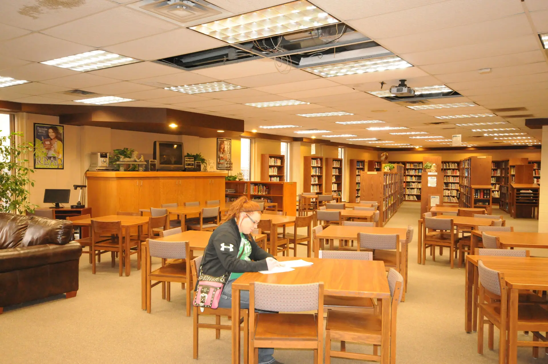 Lafayette High School library