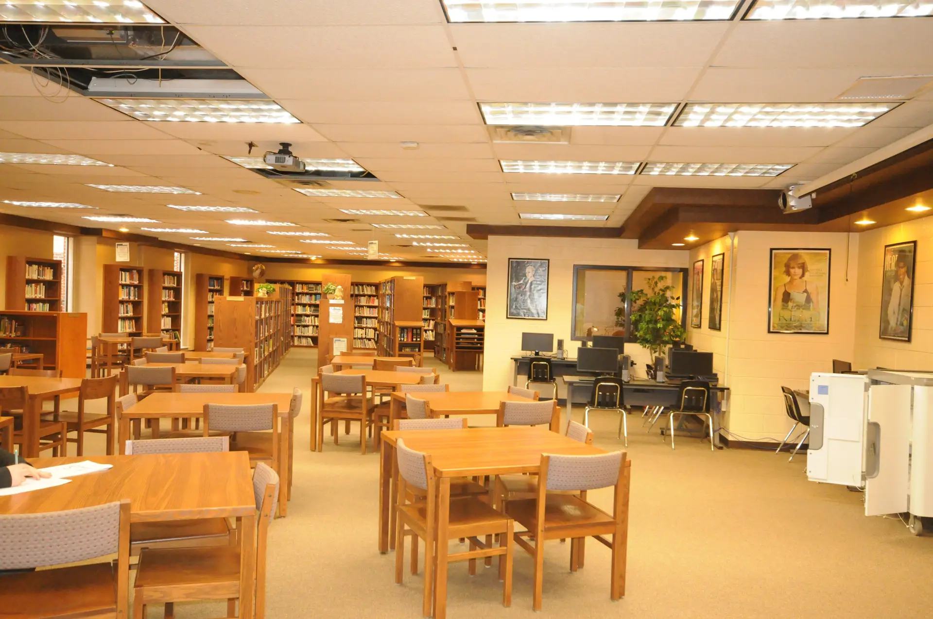 Lafayette High School library