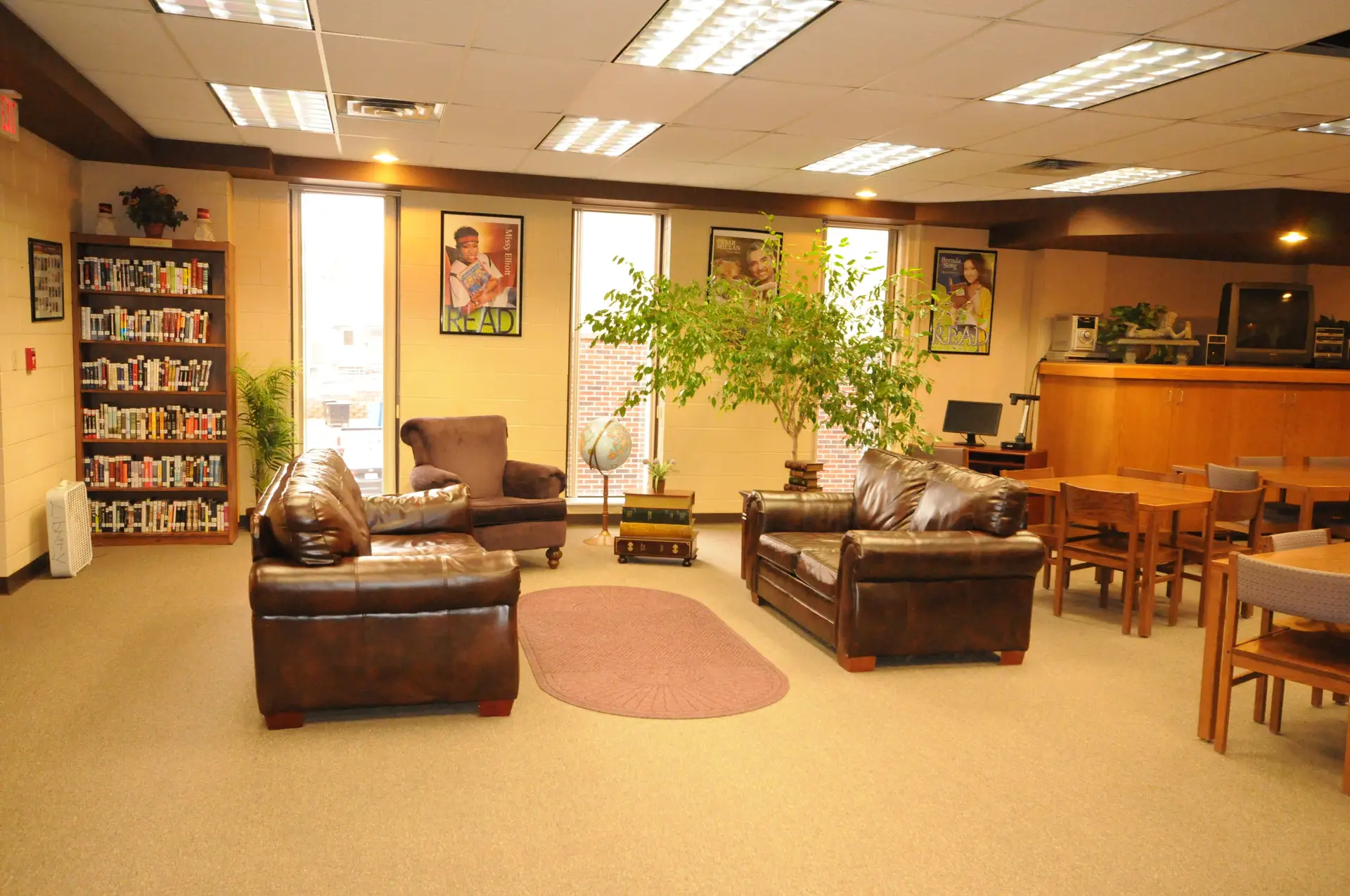 Lafayette High School library
