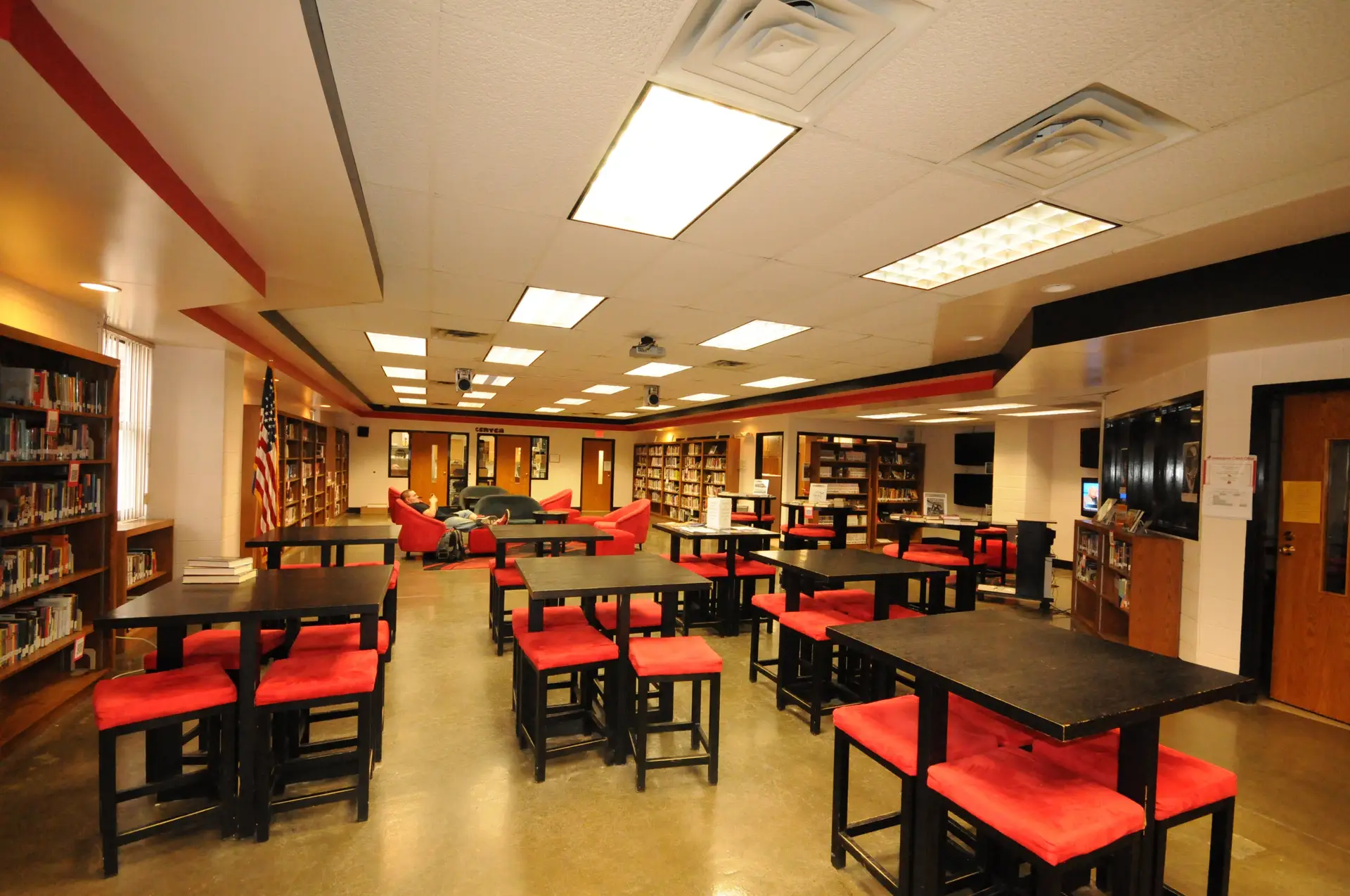 Benton High School library