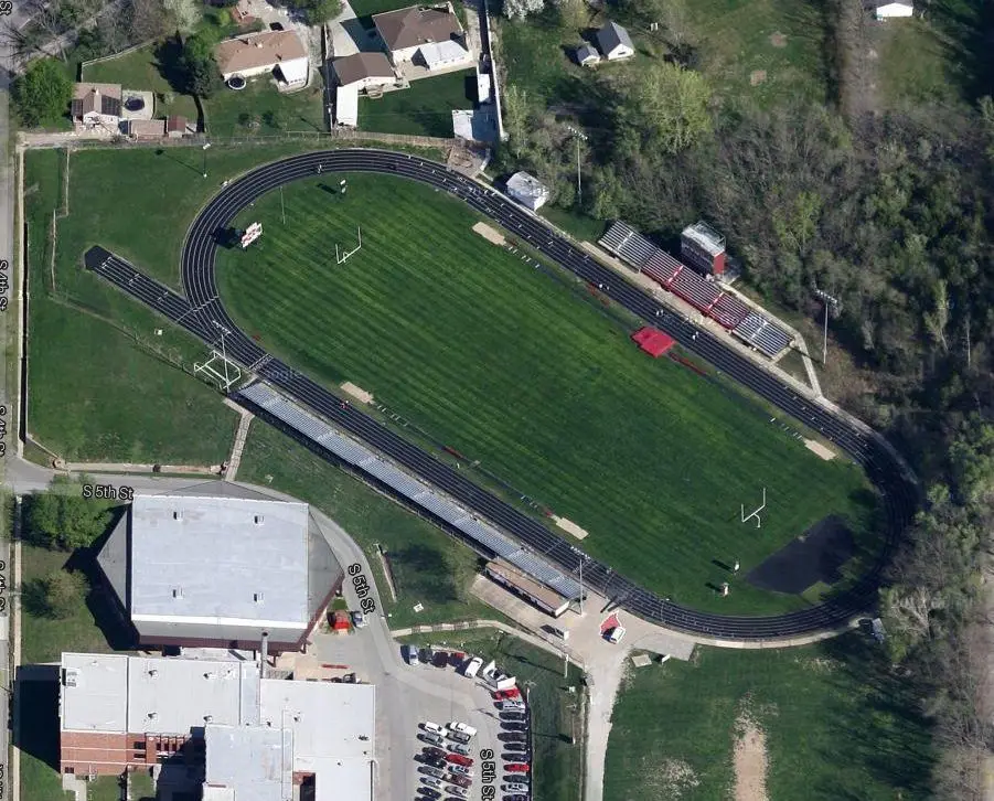 Benton High School track and football field