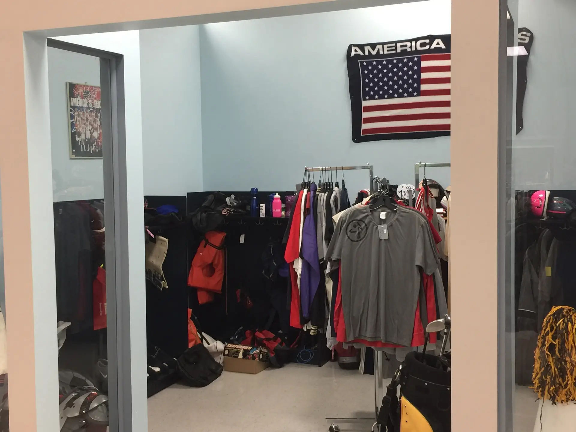 Clothing retail space
