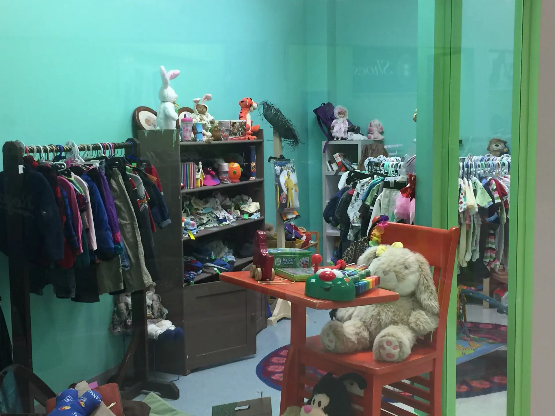Clothing retail space