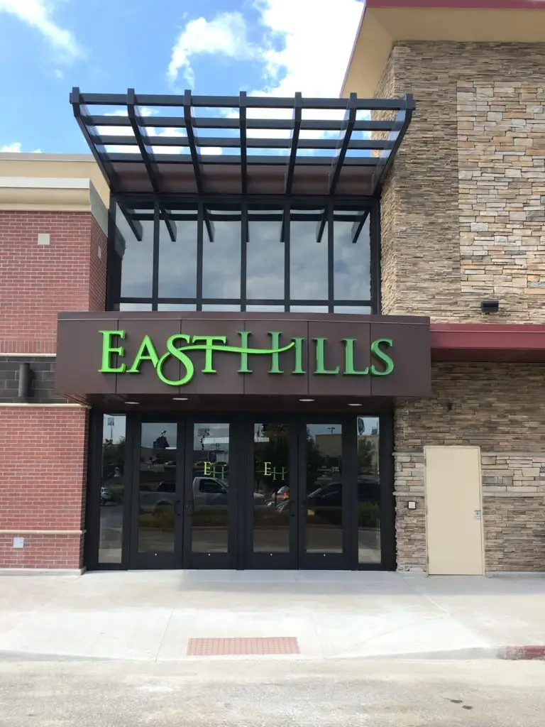 East Hills Shopping Center entrance