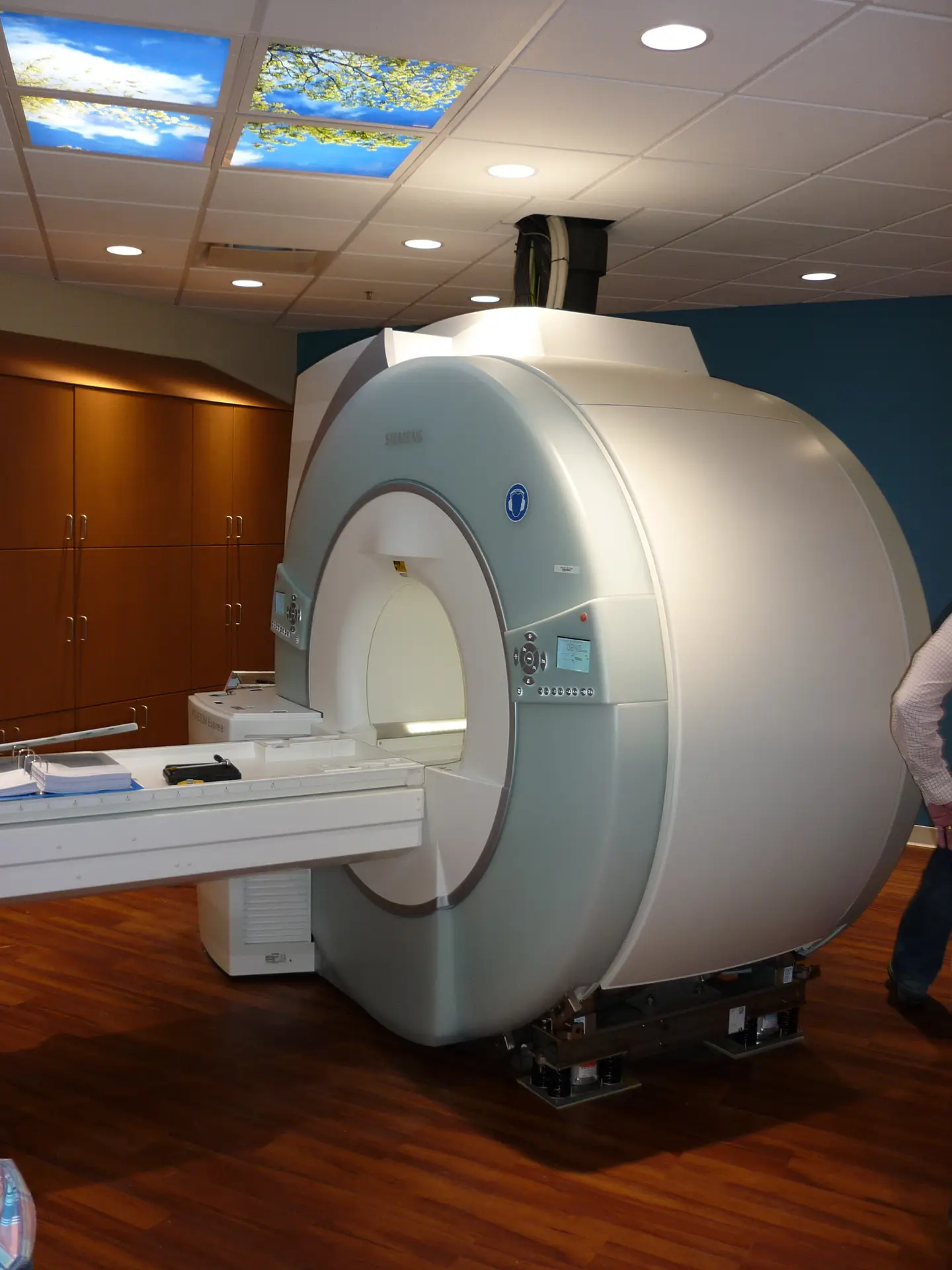 Radiology equipment inside a medical clinic
