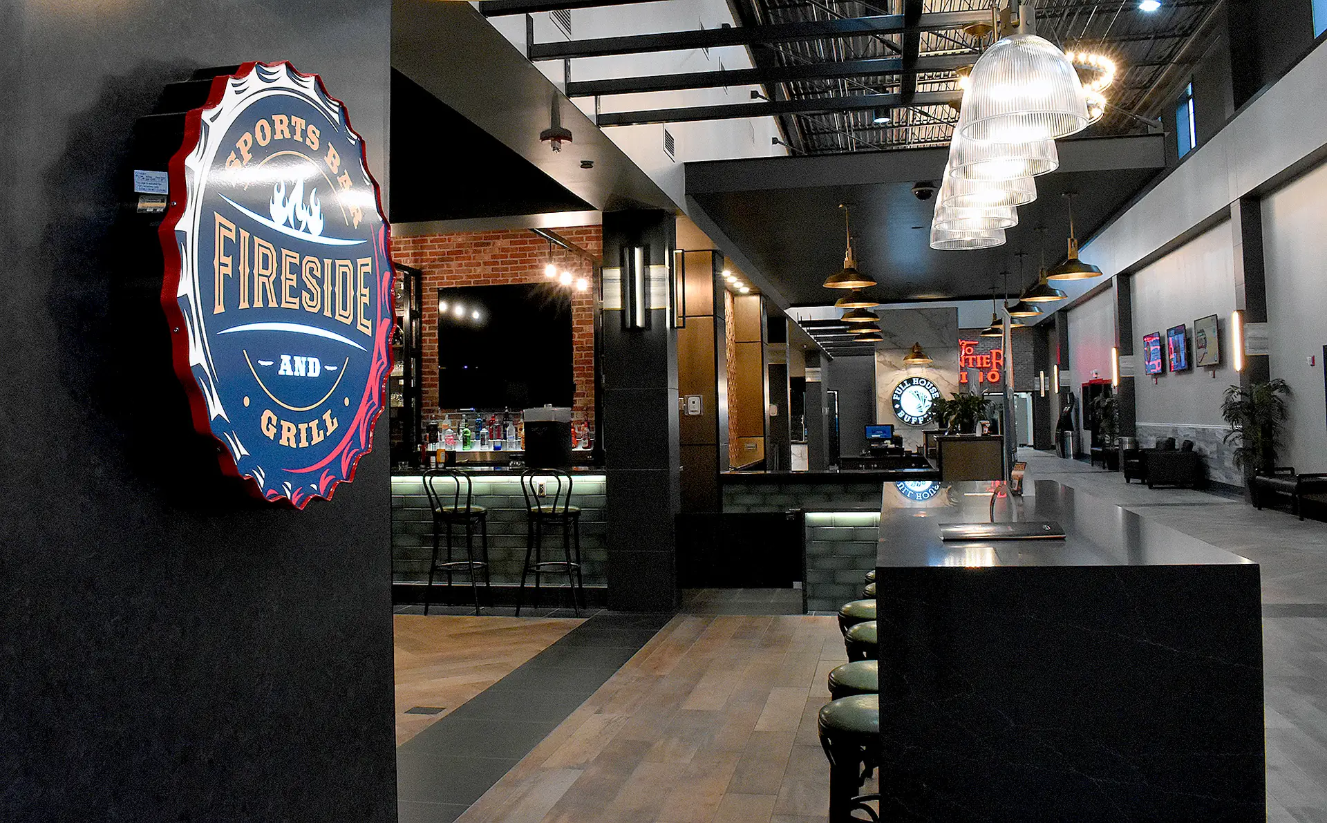 Fireside Sports Bar and Grill interior